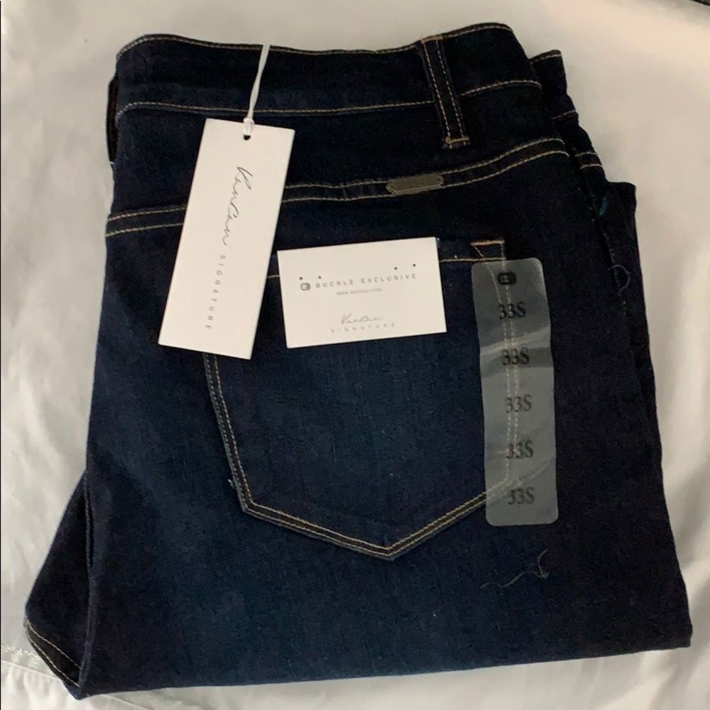 Buckle Skinny Jeans